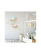Hot Air Balloon with Bunnies Wall Sticker 120cm X 130cm