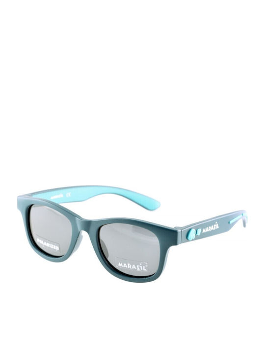 Marasil Τετράγωνα Παιδικά Γυαλιά Ηλίου με Polarized Φακό Πράσινα