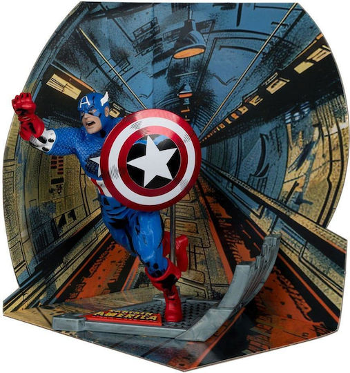 Marvel Comic Books Marvel: Captain America Figure height 12cm at Scale 1:10