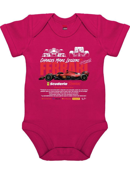Koupakoupa F1 Ferrari Short-Sleeved Pink