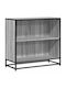 Bookcase Grey Sonoma 80.5x35x76cm