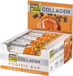 Riceup Collagen Protein Bar 0 G Added Sugar 12 X 50 Γραμμάρια Toffee Caramel Riceup Collagen Protein Bar 0 G Added Sugar 12 X 50 Γραμμάρια Toffee Caramel