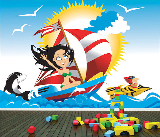 Self-Adhesive Wallpaper Sea Sports 230cm