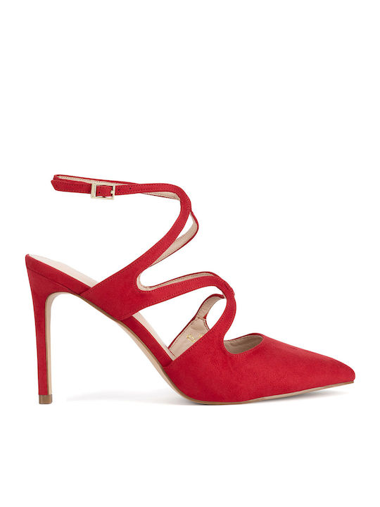 Deezee Red Heels with Strap
