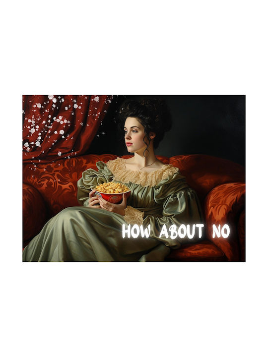 Quote Poster How About No Pq114 21cm X 30cm