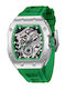 Pagani Design Ceas Bărbătesc 12mm Automat cu Verde Brățară Metalică