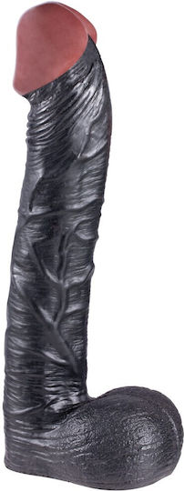 Nanma Giant Family Little Dick Realistic Dildo with Balls and Suction Cup Black 28cm