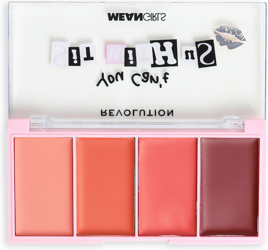 Revolution Beauty Παλέτα με Ρουζ x Mean Girls On Wednesdays We Wear Cream Blush