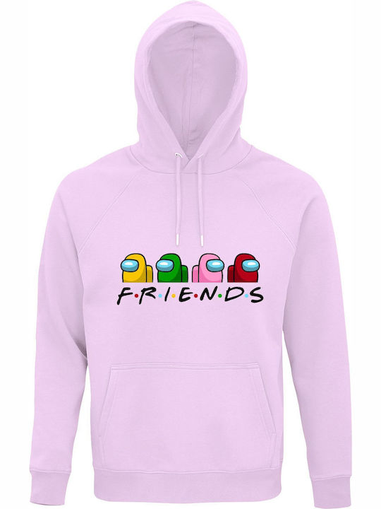 Унисекс органичен суитшърт "Among Us Friends" к...