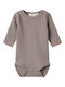 Lil' Atelier Baby Bodysuit Long-Sleeved Silent Storm