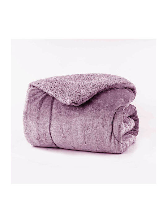 Borea Quilt Cozy Single 160x220 Lilac