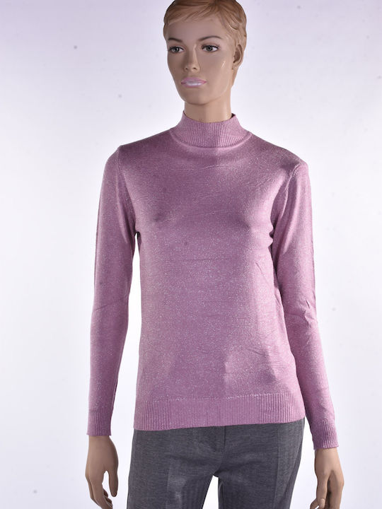 Raiden Women's Sweater Turtleneck Lilacc