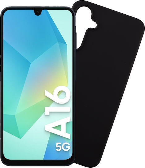 Volte-Tel Back Cover Silicon cu Curea Negru (Galaxy A16)