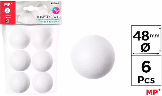 Polystyrolkugeln Mp 50mm 6 Stk Pm706-2