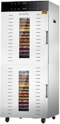 Karni Gewerblicher Lebensmittel-Trockner & Dehydrator für 32 Schalen 3000W 46.5x57x132cm