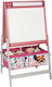 Ginger Home 3 In 1 Children's Drawing Easel Black Board White Board Paper Roll Super Girl