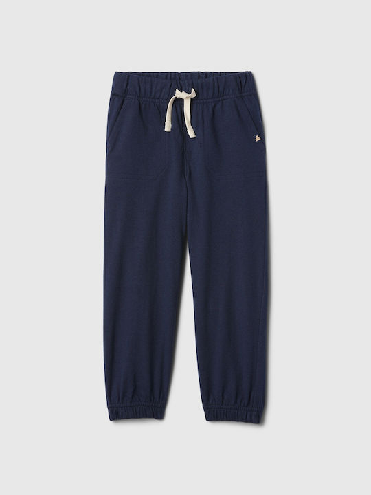 Kids Sweatpants Tapestry Navy Blue Mix Match Pull-on