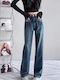 High Waist Women's Jean Trousers
