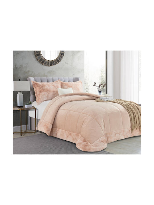 Liolios Home Perfetto Калъфка за Възглавница Розов 50x70см.