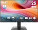MSI PRO MP252 E2 IPS Monitor 24.5" FHD 1920x1080 mit Reaktionszeit 4ms GTG