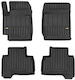 Frogum Set of Front and Rear Mats 4pcs Tray Type for Suzuki Grand Vitara 2005-2015 Black