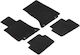 Lampa Set of Front and Rear Mats 4pcs for Mercedes-Benz C Class 2021 Black