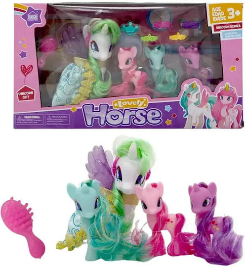 4-Piece Pony Set 40cm X 22cm 63818c