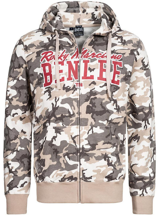 Яке с Качулка Camo Сиво