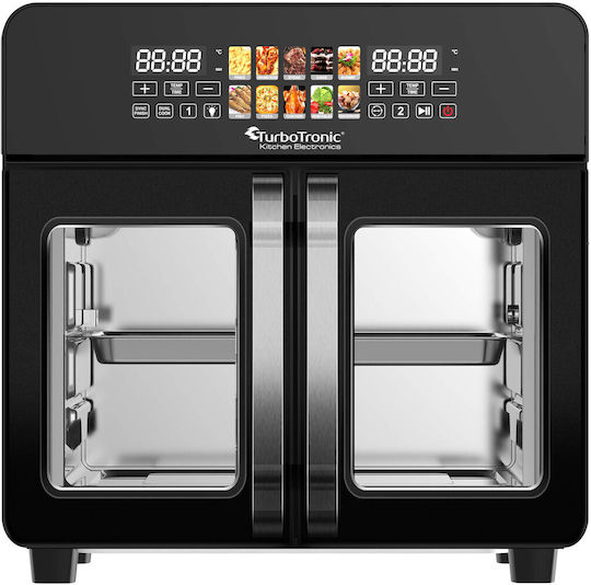Turbotronic Πολυμάγειρας 2600W με Χωρητικότητα 23lt Μαύρος