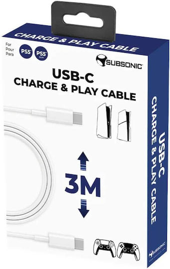 Subsonic USB 2.0 Cable USB-C male - USB-C Πολύχρωμο 3m