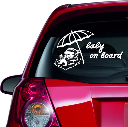 Car Sticker Baby On Board 35 25cm X 15cm