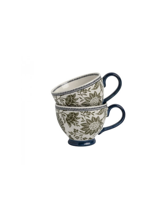 Laura Ashley Κούπα Κεραμική Μπλε 430ml
