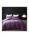 Liolios Home Κουβερτοπάπλωμα Μονό 160x240εκ. Cassiano Purple