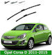 Front Wiper Blade Set Opel Corsa D 2011-2015 650mm 400mm Bosch Aerotwin 3398000120 26" & 16" 2 Pieces