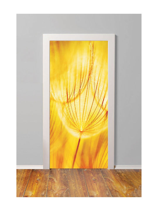 Door Sticker Yellow Nature 210cm