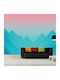 Self-Adhesive Wallpaper Green Pyramids 500cm