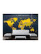 Self-Adhesive Wallpaper World Map 500cm