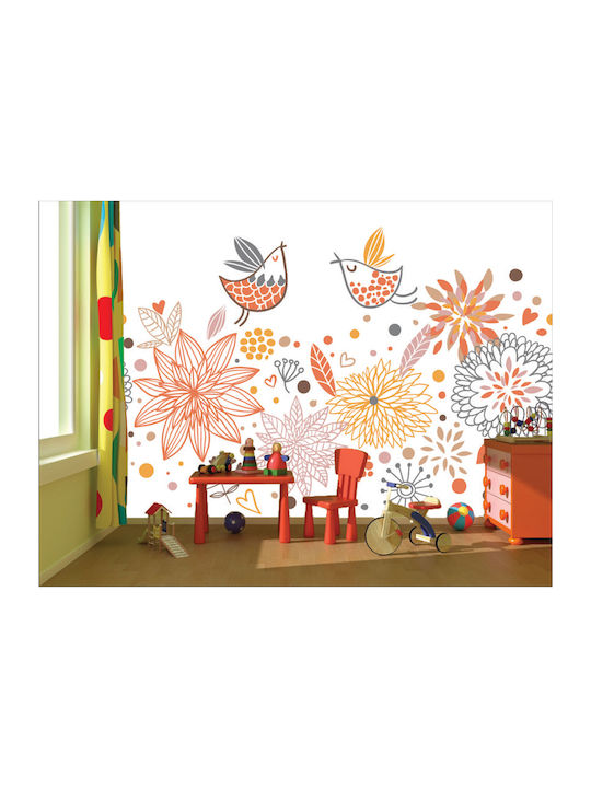Sticker de tapet cu ciripit 400cm