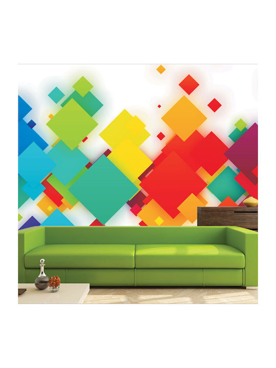 Αυτοκόλλητη Ταπετσαρία Colorful Squares 270cm