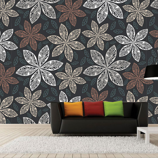 Klassische Blumen Selbstklebende Tapete 275cm