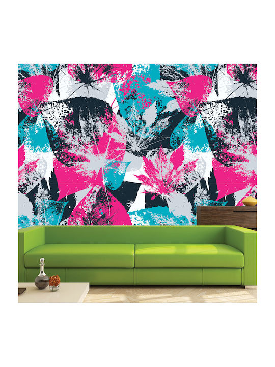 Grunge Leaves Self-Adhesive Wallpaper 275cm