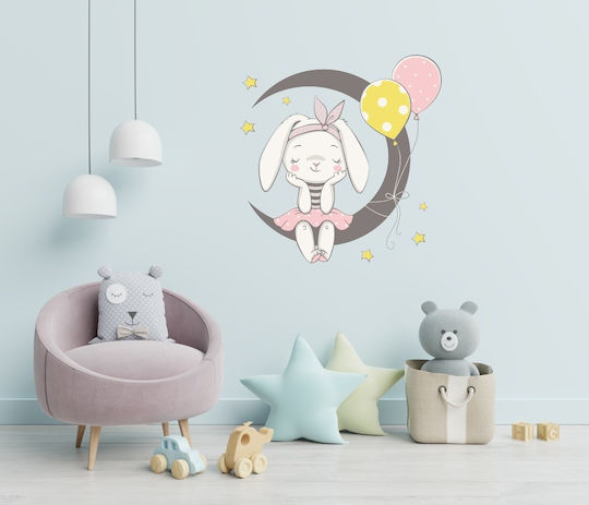 Wall Sticker Bunny Balloons 50cm X 52cm