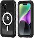 Shellbox Back Cover Πλαστικό / Σιλικόνης 2mm Αδιάβροχο Μαύρο (iPhone 14)