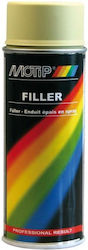 Motip Body Filler Spray Filling 0.4l Aluminum Galvanized Steel