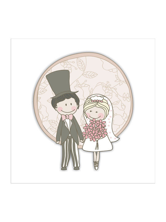 Wedding Decoration Sticker Couple 2 35cm X 42cm