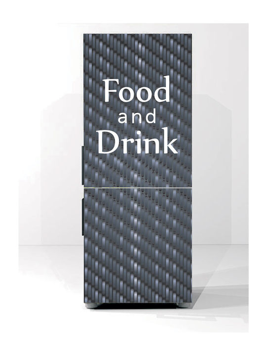 Αυτοκόλλητο Ψυγείου Food Drink 210cm