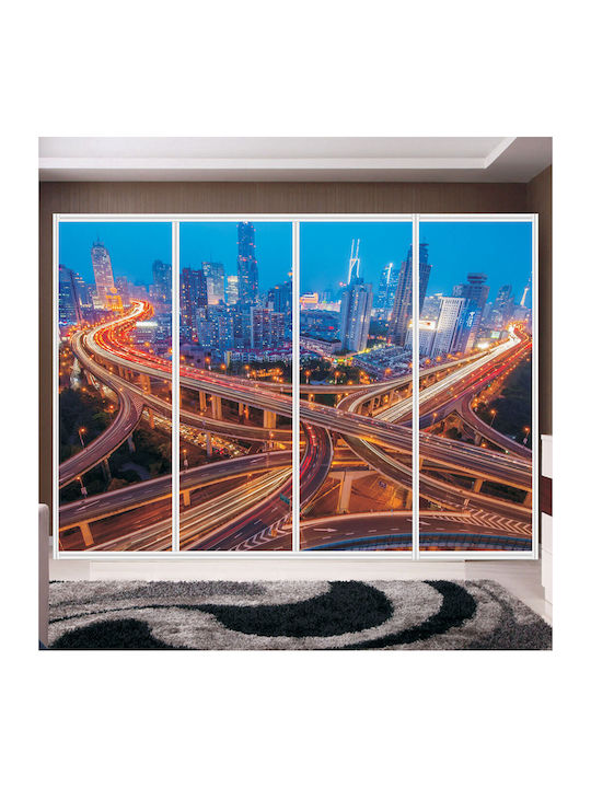 Timescape Wardrobe Sticker 270cm