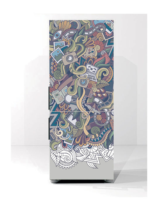 Αυτοκόλλητο Ψυγείου Abstract Pattern 160cm