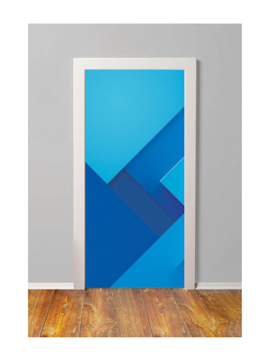 Door Sticker Blue Shades 225cm