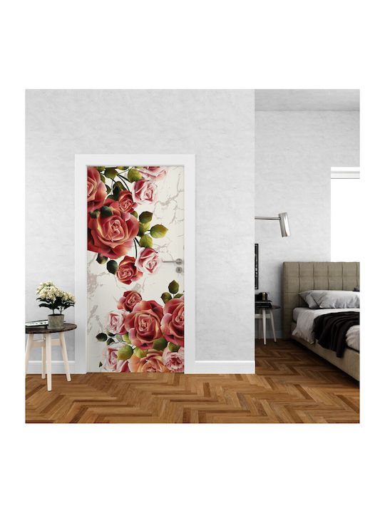Door Sticker Roses 220cm